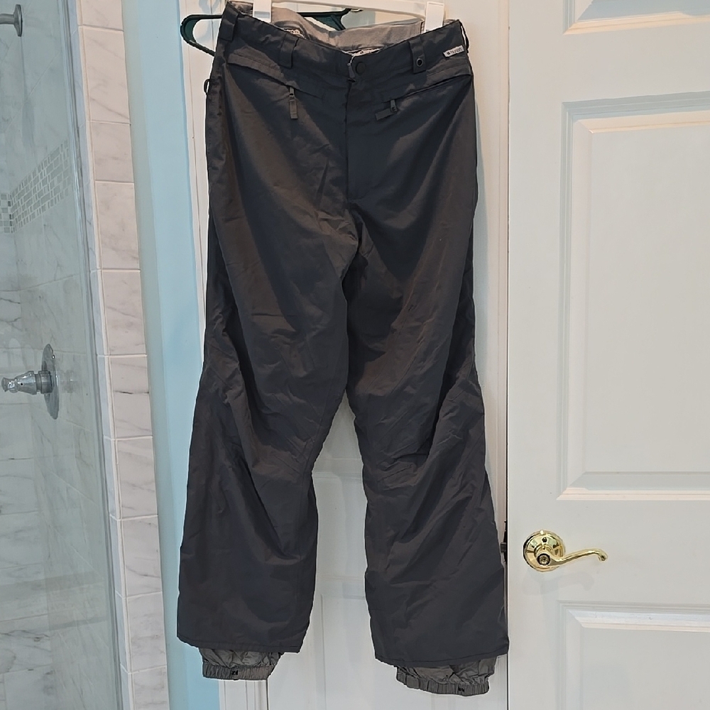 Black Burton Ski/Snowboard Pants with Relaxed Fit and Elastic Waistband